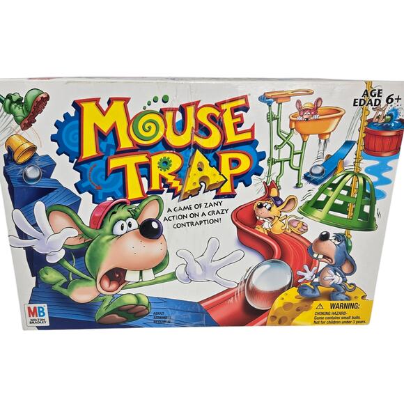 Milton Bradley Other - Milton Bradley Mousetrap Classic Family Board Game 2005 Complete‎ Kids Fun